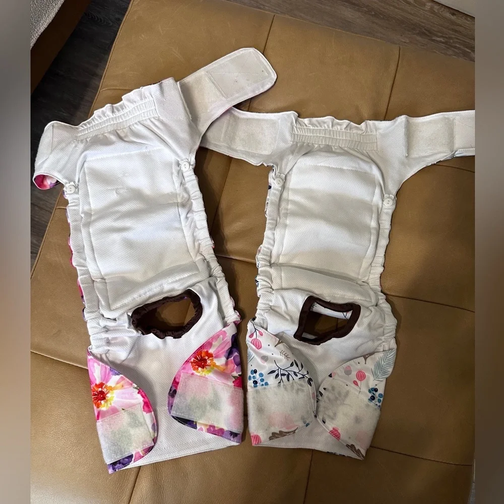 2 Large size diapers for Dog never worn.